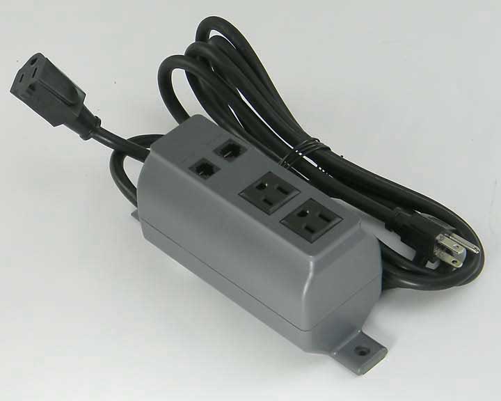 3 Way Power Strip With Surge Suppressor