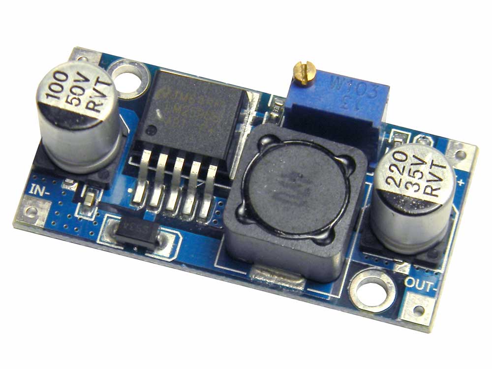 Nettigo: DC/DC STEP-DOWN converter LM2596S 1.5-35V 3A with display