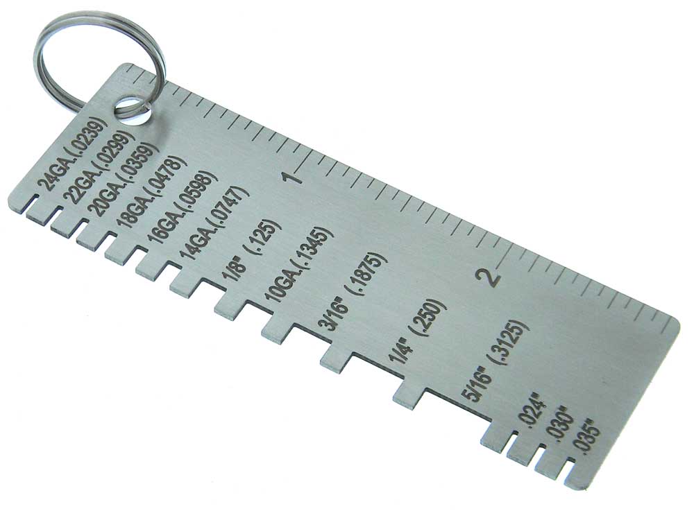 Stainless Steel Sheet Metal Thickness Gauge