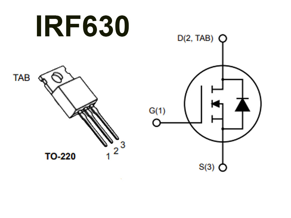 IRF630 MOSFET Pinout, Datasheet, Specs Equivalents, 47% OFF