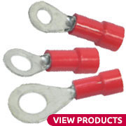 Red Ring Crimp Terminals