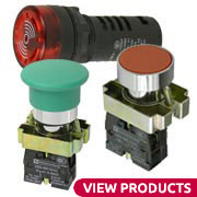 22mm Mount Switches & Indicators