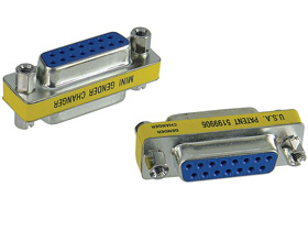 DB15 Gender Changer, Female to Female Adapter