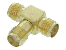 SMA Type Connector, 3 Female (Tee)