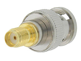 BNC Type Connector, Male to SMA Female Adapter