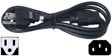 Power Cord 6ft. UL Listed NEMA 5 to IEC C13, 18-3 AWG
