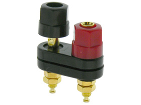 Dual Binding Post, Panel Mount