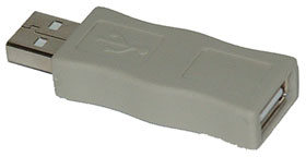 USB Type A Male to Type A Female Adapter