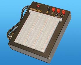 POWERED SOLDERLESS BREADBOARD PROTOBOARD SYSTEM