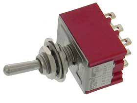 3PDT On-Off-On Mini Toggle Switch