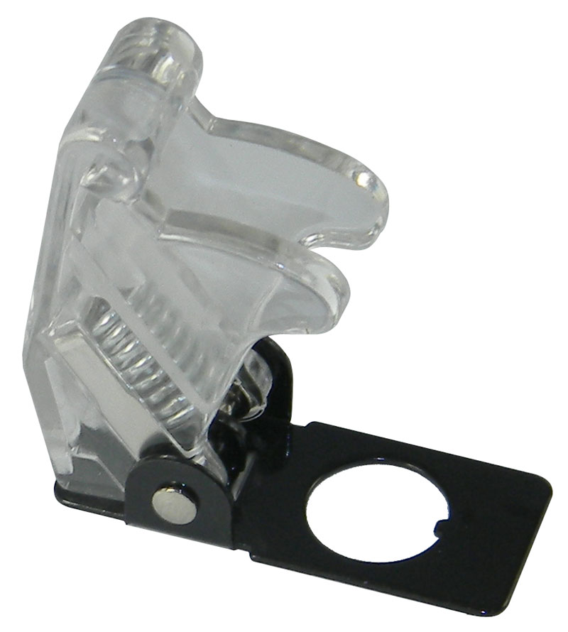 CLEAR RED Designed for 1//2/" Switches Full Size Toggle Switch Safety Cover