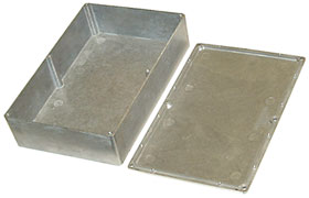 8.74in X 5.75in X 2.17in Die Cast Aluminum Box