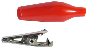 27mm Small Alligator Clip, Red