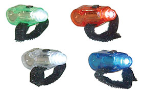 LED Flashlight Finger Mount, 4 Pack