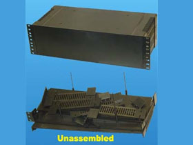 Rack Mount Case, ABS Plastic, 3U