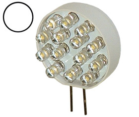 Bi-Pin G4 LED Lamp, 12V White