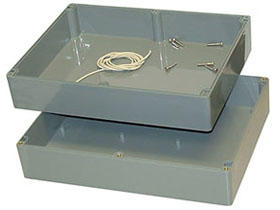 11.81in X 9.06in X 4.37in IP65 Sealed Plastic Enclosure