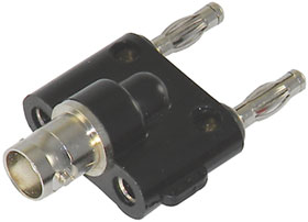 Dual Banana Plug to BNC Female