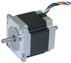 Stepper Motor, NEMA 23, 6.2V, Dual Shaft
