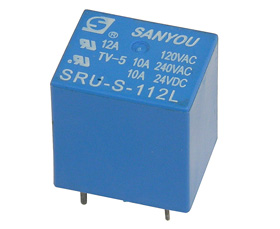 12VDC, SPDT 10A Relay, Sanyou