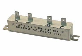Tapped  1 Ohm, 100W Power Resistor