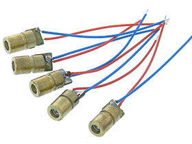 Pack of 5 - Mini LASER Head, 635nm, <5mw