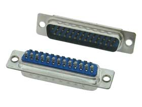 DB-25P Connector, 25 Pin Male