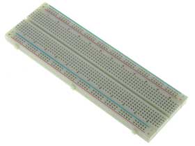 830 Tie Point Solderless Breadboard, Unmounted