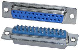DB-25S Connector, 25 Pin Female