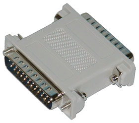 DB25 Gender Changer, Male to Male Adapter