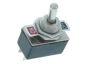SPST On-Off Toggle Switch, 4A