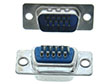 DB-15P HD Connector, 15 Pin Male Hi-Density