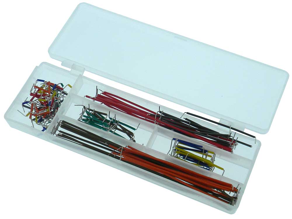 QITA 140pcs Pre-Cut Pre-Stripped Pre-Bent Jumper Wires Kit Breadboard