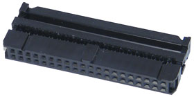 Header Connector, Female IDC 40 Pin  (2X20]