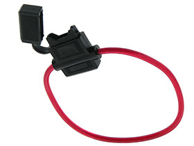 Fuse Holder, Enclosed Inline, for ATQ, ATC Fuse