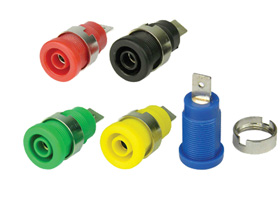 Pack of 5 -Safety Banana Jacks