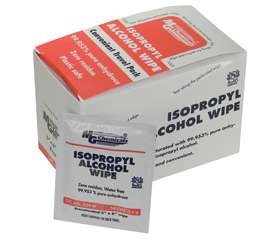 Isopropyl Alcohol Wipe, #824-W 25 Packets MG Chemical