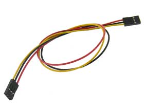 Jumper Wire, 11in. 3 Sockets on ends