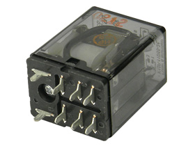 24VDC DPDT Relay, P&B