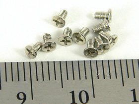 Pack of 10 - Metric m1.4 x 0.3 Screws