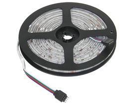 5m RGB LED Light Strip, 12VDC