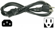 Power Cord, 5ft. NEMA 5 to IEC C-13