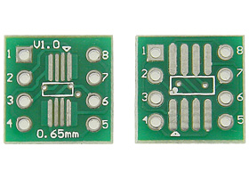 15/32 Sq. (12mm) 8 Pin SOP/TSOP Adapter Breakout Board