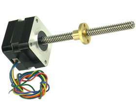 Stepper Motor,  Linear, 100mm, NEMA 17, 1.5A