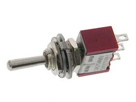 SPDT MOM-OFF-MOM Mini Toggle Switch