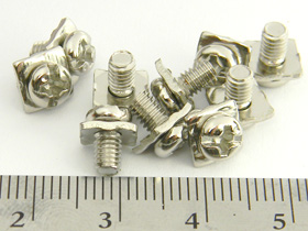 Pack of 10 - Screws m3.5-0.6 with wire clamp for Power Supply