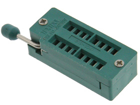 ZIF IC Test Socket, 16 Pin