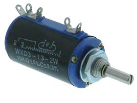 10K Ohm 10 Turn Variable Resistor, Linear Taper