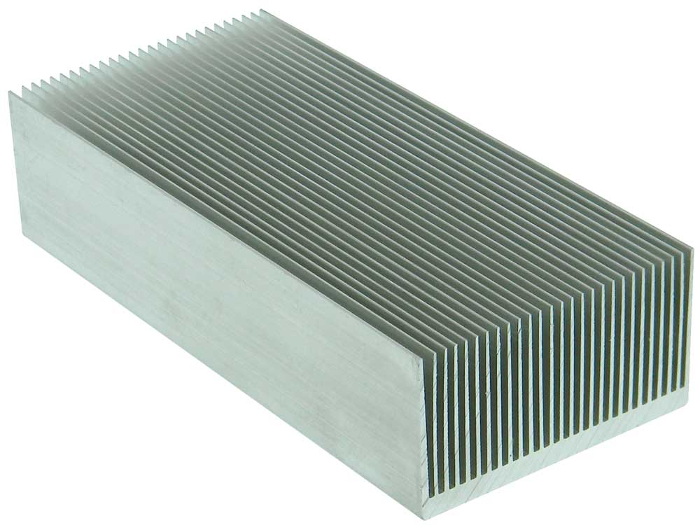 5/'/' X 2 1//2/'/' Aluminum Heat Sink