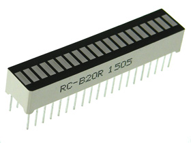 LED Bargraph Display, 20 Red LED